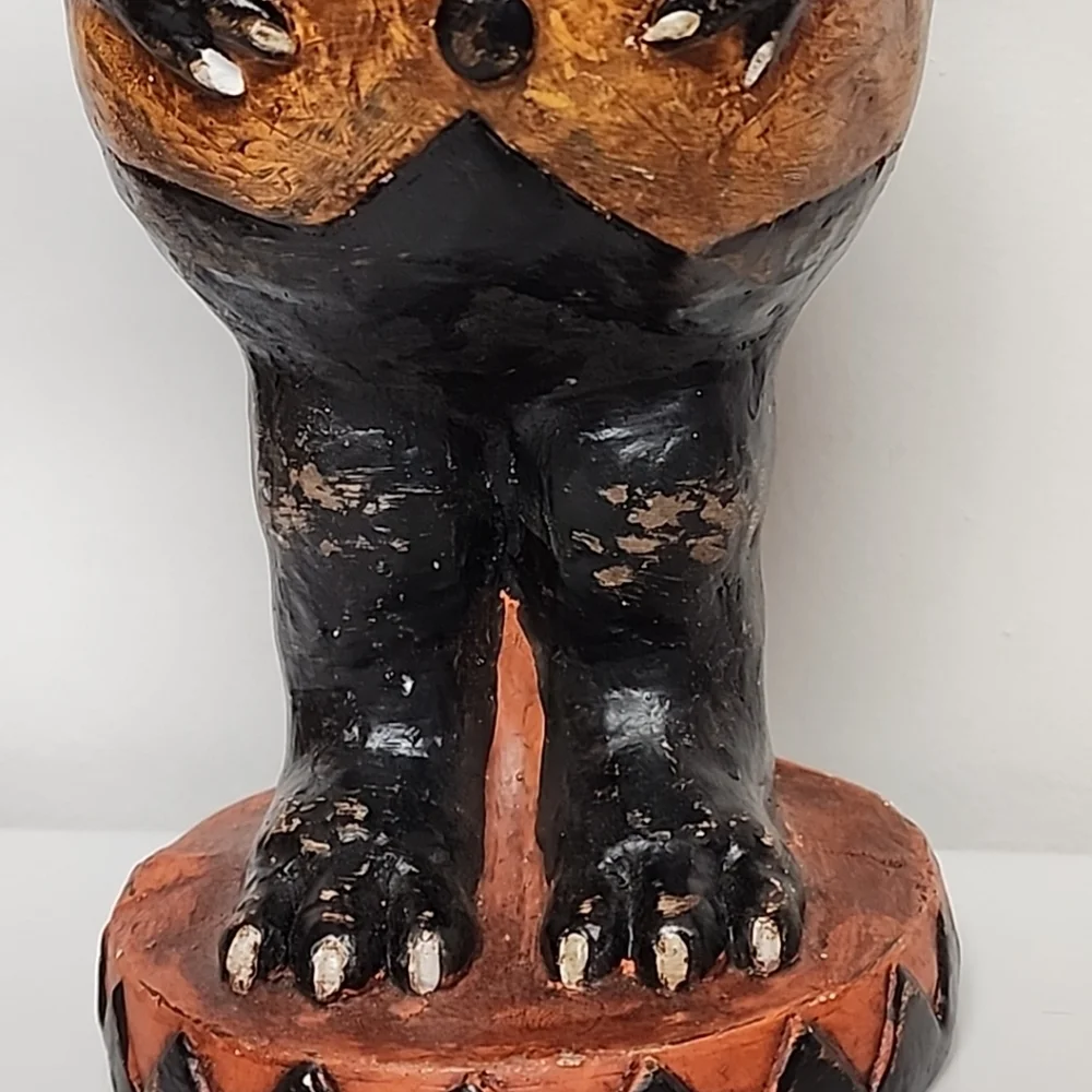 Bethany Lowe Allen Black Cat Retired Paper Mache Halloween Quirky Trick 13" - Picture 8 of 16